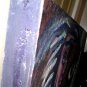 Listed Artist Allison Kendis Abstract Surrealist Dream Oil On Board Painting