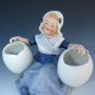 Old Antique German Bisque Piano Baby Doll Gebruder Heubach Dutch Girl Figure