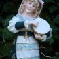 Antique Victorian German Bisque Porcelain Gebruder Heubach Figures Of Man & Lady