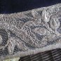 Vintage wedding guest book art nouveau butterflies silk and lace