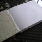 Vintage wedding guest book art nouveau butterflies silk and lace