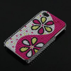 Rhinestone Bling HARD BACK CASE Cover for Apple iPhone 4G 4S New