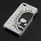 Rhinestone Skull Bling HARD BACK CASE Cover for Apple iPhone 4G 4 New
