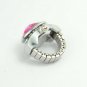 Lady's Stainless steel Silver Ring Watch with cover