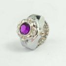 Lady's Stainless steel Silver Ring Watch with cover