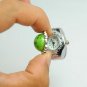 Lady's Stainless steel Silver Ring Watch with cover