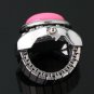 Lady's Stainless steel Silver Ring Watch with cover