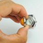Lady's Stainless steel Silver Ring Watch with cover