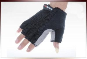 Cool Half Finger Gloves for cycling-black