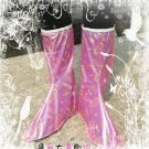 Pink high-top mood rain shoe covers (S code)