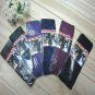 thin Slim vertical striped leggings / thin models pantyhose navy blue