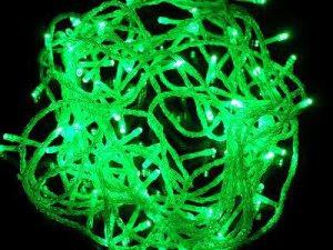 New Christmas Tree Wedding Party Green LED Light 10m w/ End Plug 110V