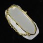 Silica Gel Cute Portable Wallet Purse Coin Bag with Chain white
