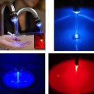 Glow Light Water Powered 3 Color LED Detectable Bathtub Toilet Sink Faucet Parts