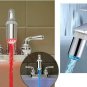 Glow Light Water Powered 3 Color LED Detectable Bathtub Toilet Sink Faucet Parts