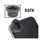 0.67x Detachable Wide and Macro Lens for iPhone 4 4S,Cell Phones & Digital Camera