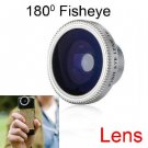 Detachable 180-Degree Fish Eye Lens for iPhone,Cell Phones and Digital Cameras