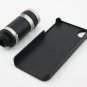 Optical 8 X Zoom Telescope Camera Lens Kit With Back Case For iPhone 4G 4S