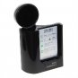 Horn Stand Trumpet Holder Amplifier for iPhone 4/4S - Black