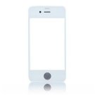 White Front Screen Glass Lens for Apple iPhone 4G OS 4