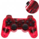 Bluetooth Dual Shock3 Wireless Controller Rechargeable Joypad for PlayStation 3-red