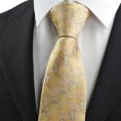 New Colorful Paisley Golden JACQUARD WOVEN Men's Tie Necktie