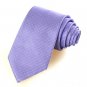 New Violet Purple Dotted Pattern JACQUARD WOVEN Men's Tie Necktie