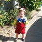 CustomTyrolean Hat Lederhosen Red Pinocchio Boys child  Costume