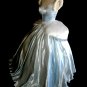 Princess Cinderella Costume Silver Misty Blue Ballgown Dress Black velvet choker