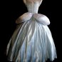 Princess Cinderella Costume Silver Misty Blue Ballgown Dress Black velvet choker
