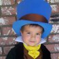 Jiminy Cricket Costume from Pinocchio with Wellington Style Top Hat green breeches tuxedo coat