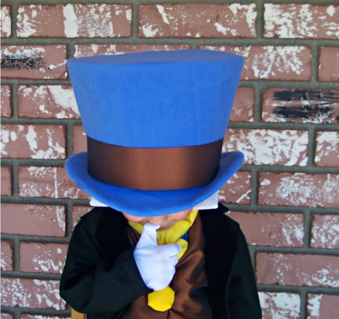 Jiminy Cricket Costume from Pinocchio with Wellington Style Top Hat