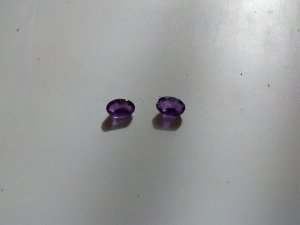 amethyst ovals set 0.70 ctw