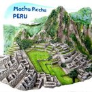 Machu Picchu, PERU, High Quality Souvenir Resin 3d Fridge Magnet Machu Picchu, PERU, High Quality Souvenir Resin 3d Fridge Magnet