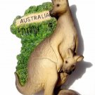 Kangaroo, Australia , High Quality Souvenir Resin 3d Fridge Magnet