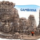 Bayon Temple Siem Reap, Cambodia, High Quality Souvenir Resin 3d Fridge Magnet