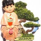 Japanese Girl in Kimono, Japan, High Quality Resin 3D Fridge Magnet