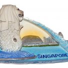 Merlion, Singapore ,High Quality Souvenir Resin 3d Fridge Magnet