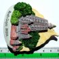 Bodh Gaya Mahabodhi Temple INDIA High Quality Resin 3D fridge Magnet Hand Made Craft.