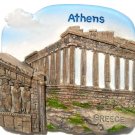 Parthenon of Athens Greece, High Quality Souvenir Resin 3d Fridge Magnet