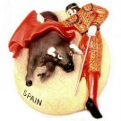 Bull Fighting in Spain , High Quality Souvenir Resin 3d Fridge Magnet