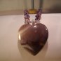 Purple heart on spiral rope