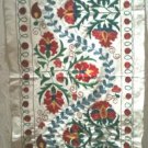 Medium Suzani, Medium Embroidery, Long WallHanging, Silk NeedleCraft, HandCraft