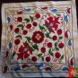 Suzani Pillow cover, Uzbek Pillow, Embroidery Pillow, Cushion, Silk Pillow case
