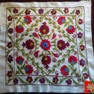 Pillow Cover with Beautiful Silk Embroidery, Decorative Embroidered Pillow Case