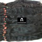 Human Virgin Hair, Natural Hair, Real Human Hair, Russian Dark Slight Wavy Hair