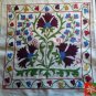 Pillow Embroidery, Silk Pillow cover, Suzani Pillows, Pillow Suzani Square Silk