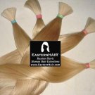 Human Hair Bleached Blonde, Light Blonde Bleached, Soft Remy Blonde Colored Hair