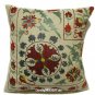 Pillow Embroidery, Silk Pillow cover, Suzani Pillows, Pillow Suzani Case Silk