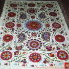 Needle Crafted Suzani Silk Embroidery, Tribal Ethniq Suzani Silk Embroidery